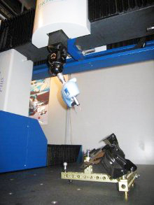 Laserscanner an Messmaschine