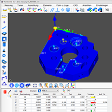 Measuring software ThomControl for coordinate measuring machines
